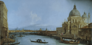 Canaletto view of the Grand Canal Venice